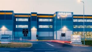 Amazon logistics center in Szczecin, Poland.