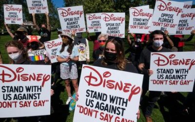 Disney employees stage walkouts to protest company response to Florida bill